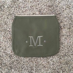 Olive Pebble Purse Flap